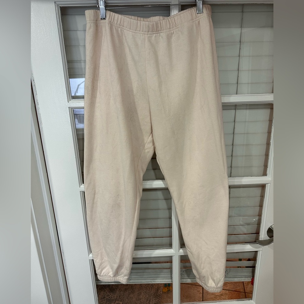 Cream Track Pants & Joggers - Picture 3 of 3